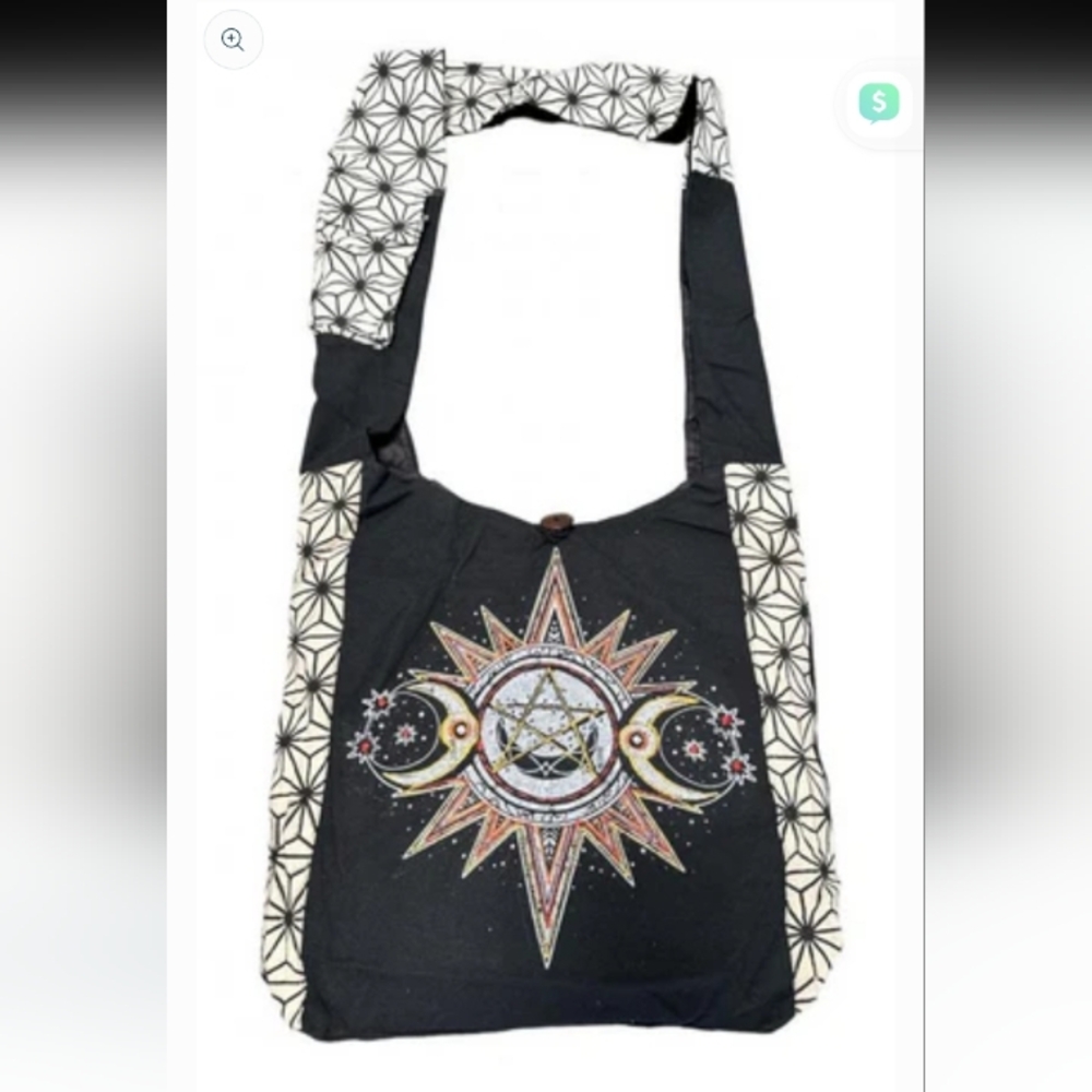 Rising International Embroidered Pentagram Bag (NWT)